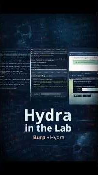 Hydra in the Lab | Kali Linux + Burp $uite #Cybersecurity #EthicalHacking #AuthorizedTesting