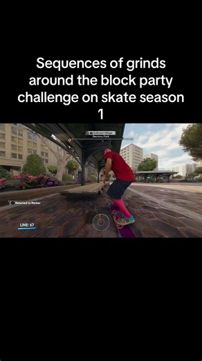 Grind Sequences in Skateboarding Challenge Season 1