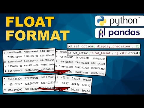 Python PANDAS - Formatar casas decimais e números