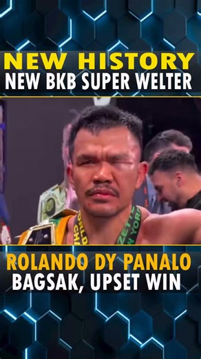 Romualds ones | BIG UPSET! Rolando Dy New BKB super welterweight world champion | Pinabagsak ang kalaban #RolandoDy #bkbchampion #bigupset #rolandovsrees | Instagram