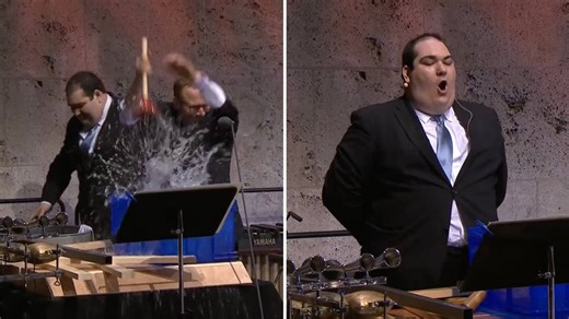 Berlin Philharmonic’s magical ‘Tom and Jerry’ includes a percussionist barking like a dog
