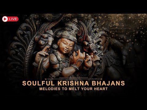 Live Krishna Bhakti Bhajans 🌼 | Soothing Divine Music for Peace #krishnasonglive #bhajanforpeace