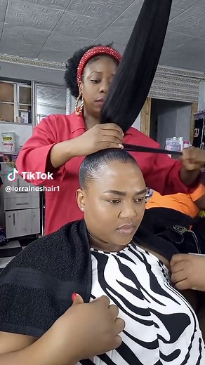 Sleek Ponytail Botswana Hairstyle Tutorial