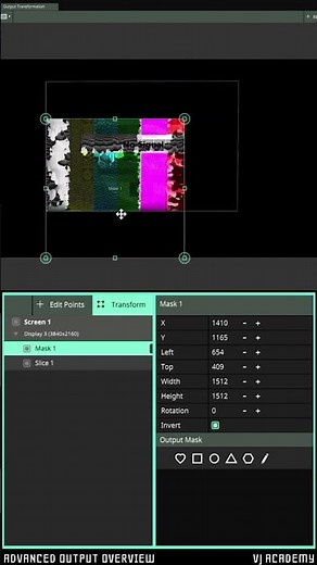 Creating Output Masks in Resolume