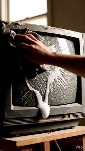 20 Year Old Rusted TV Restoration | Satisfying Clean