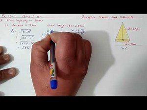 Chapter:13 Exercise:13.7 Q.2 Surface Areas and Volumes | Ncert Maths Class 9 | Cbse