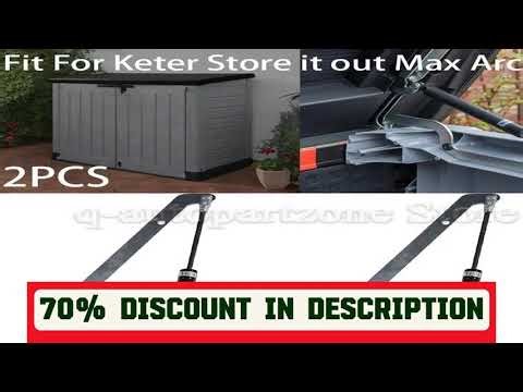 #WLPS Hinge Replacement for Keter Max Arc Ace Hydraulic For Piston Lift Garbage Can Box For Keter S