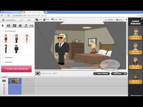 how to make a cartoon on (goanimate.com) By . TS