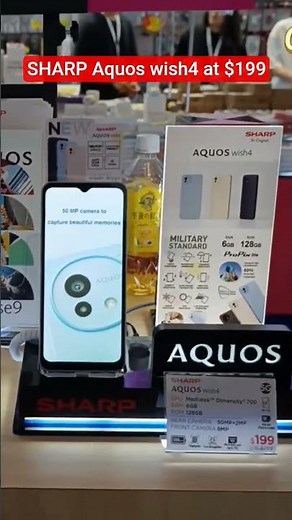 Sharp Aquos wish4 smartphone at $199 #smartphone #tech #sharp