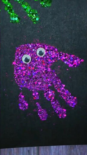 👣🎃 Halloween Handprint Art for Kids – So Cute & Spooky! 👻