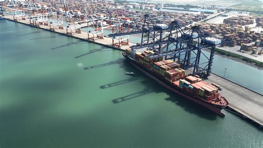 Port, Sea, Ship. Free Stock Video