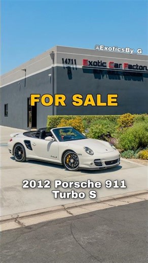Porsche 911 Turbo S For Sale