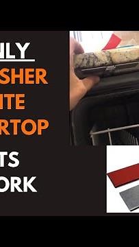 Granite Countertop Dishwasher Brackets Installation