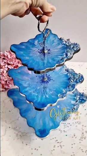 ✨Stunning Epoxy Cupcake Stand