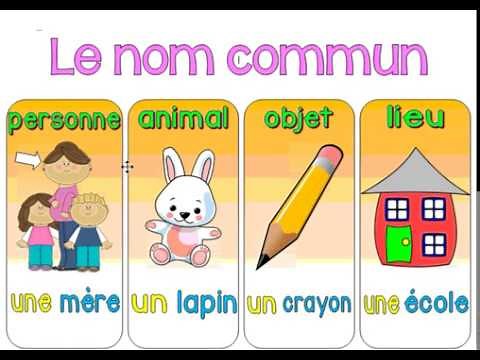 Leçon : classe de mots