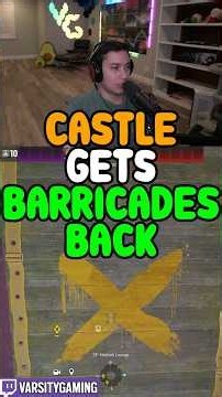 CASTLE BARRICADES COME BACK (SIEGE SCHOOL) #shorts