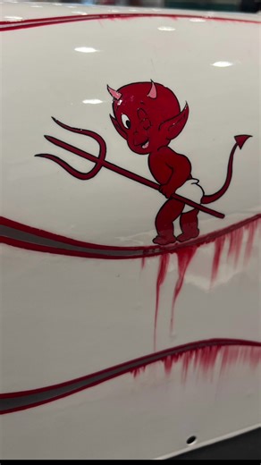 Custom Painted Hot Rod Mailbox Transformation