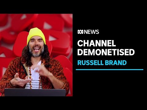 YouTube suspends Russell Brand's account from making money | ABC News