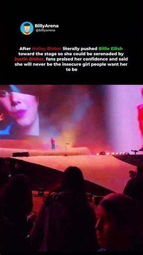 Hailey Bieber pushing Billie toward Justin is the energy we need 💅 #billieeilish #justinbieber