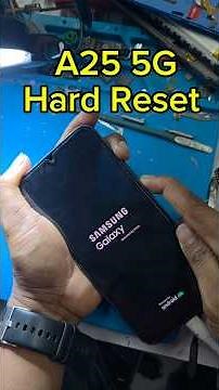 How to Samsung A25 5G hard reset, factory reset 📌 Pin pattern unlock
