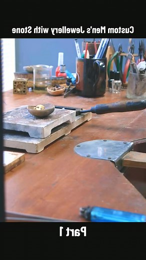 Custom Men's Jewellery with Stone #jewelrymaker #jewelry #jewelrymaking #customjewelry #DIY #diyproject #making #handmade #ring #gold #crafts #craftsman #craftsmanshi | Amazing JewelryDesing | Facebook