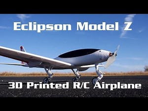 Eclipson Model Z 3D Printed RC Airplane | HobbyView