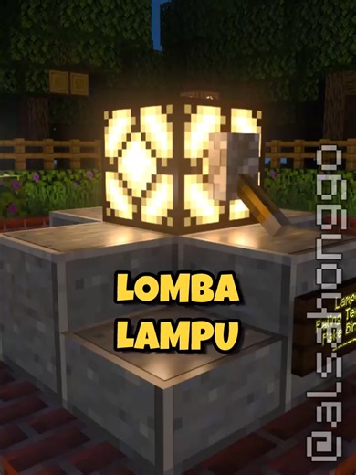 Brightest Lamp in Minecraft? feat @pustaka_maya