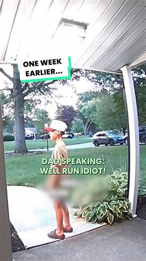 When dad gets caught in the act