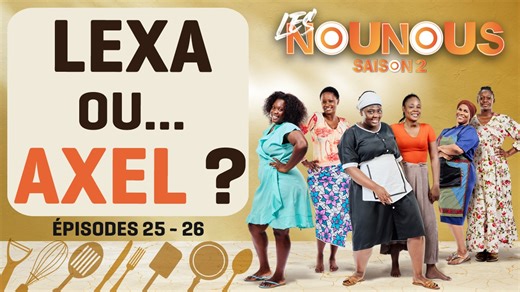 𝐋𝐄𝐒 𝐍𝐎𝐔𝐍𝐎𝐔𝐒 S2 - épisodes 25 & 26 : 𝐋𝐄𝐗𝐀... ou 𝐀𝐗𝐄𝐋 !!!??? Pendant qu'Affoué apprend à mieux s'exprimer avec son bébéyou Rémi, Lexa... Du moins Axel, rentré saoul, fait connaître par mégarde sa vraie identité. Avec Emy Dany Bassong, Eva Guehi, Franck VLEHI, Arthur Longville officiel, Aya Stéphanie Ne manquez pas ce week-end, la compil hebdomadaire de votre belle série Ivoirienne 🇨🇮 𝐋𝐄𝐒 𝐍𝐎𝐔𝐍𝐎𝐔𝐒 sur A Afrique CANAL 32 Samedi : 09h10 / 20h30 GMT Dimanche : 17h30 GMT et