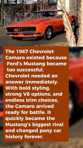 The Camaro Built to Beat the Mustang