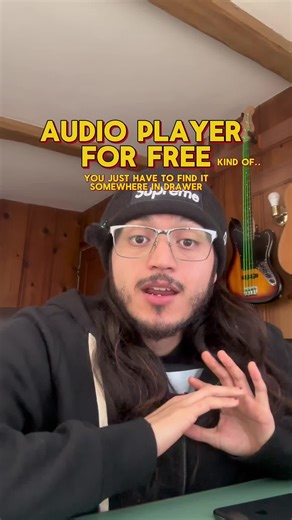 Free audio player…if you can find it somewhere in one of your trinket drawers. Seriously though, if you can find your old iPhone, it might be a really good dedicated audio player. Just delete any app that might distract you, and you’ll basically have an iPod touch. It will even synch to iTunes like any other iPod. If you want to ditch streaming and want to have a dedicated music player, your old phone might be a great place to start! #physicalmedia #ipod #apple #retrotech #techtok