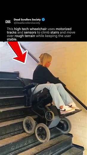This Wheelchair Can Climb Stairs ♿