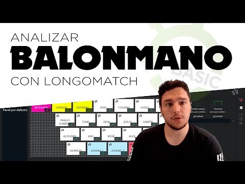 Analizar balonmano con Longomatch