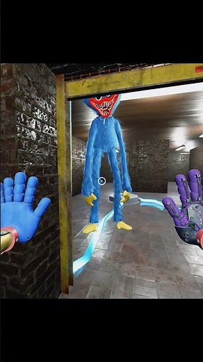 Huggy Wuggy Fell Through the Cracked Floor Poppy Playtime 😱