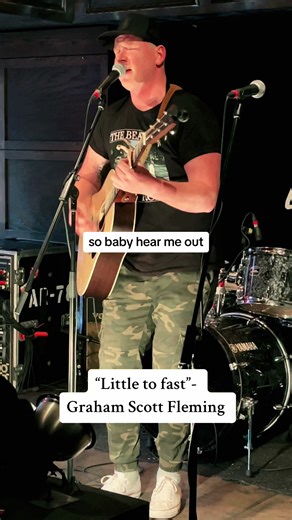 “Little to fast”- Graham Scott Fleming. Written with @davidevansmusic and Davud Borys. #originalmusic #countrymusic #sydney