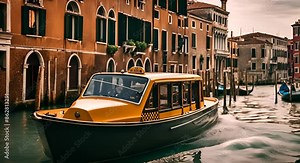Taxi Boat in Venice.