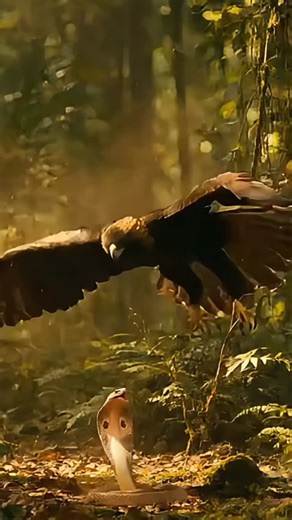 Snake Tries to Fight an Eagle but Ends Up Becoming Its Lunch! A fearless snake challenges an eagle in this shocking animal encounter. But the eagle quickly turns the tables and captures the snake in a dramatic scene straight from nature’s battlefield. snake fight eagle, eagle hunting snake, animal fight video, wild snake, eagle prey, snake caught, nature animals, predator fight #EagleVsSnake #WildAnimals #AnimalAttack #NatureFight #EagleHunting #WildlifeVideo Snake vs Eagle, Eagle hunting snake,