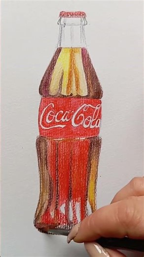The Art of Coca-Cola: How to Draw a Glass Bottle