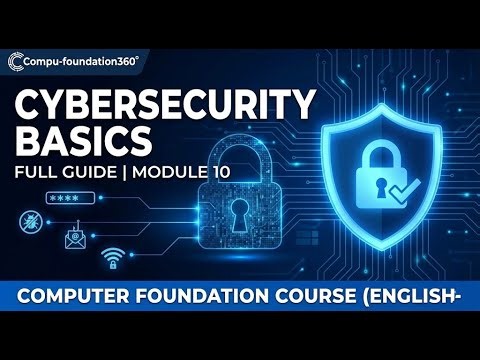 Cybersecurity Basics Full Guide | Module 10 | Computer Foundation Course 🛡️