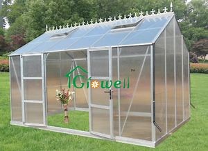 [Hot Item] Material Plastic Membrane Greenhouse with Hydroponics and Automatic Irrigation System