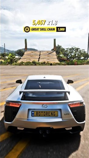 Lexus LFA vs Acura NSX vs Nissan 350Z | ULTIMATE RAMP BRAKE TEST 🛑🚀 | Forza Horizon 5 #shorts #forza