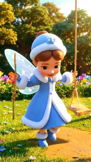 Fairy Cinderella on the Magic Swing ✨ | Cute Princess Animation for Kids