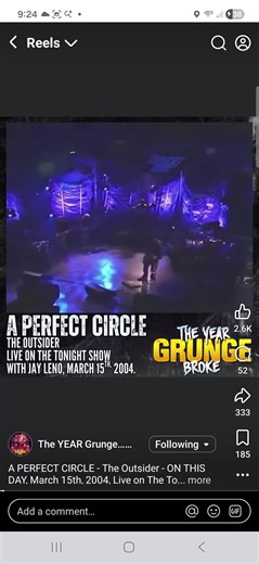 #a perfect circle the outsider