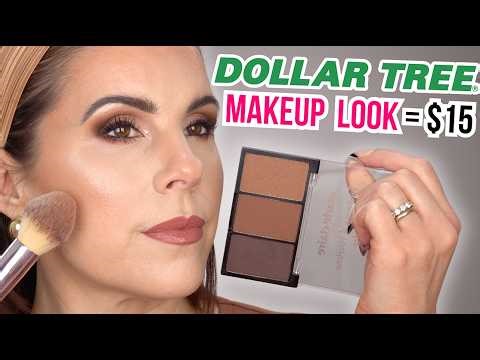 Full Face of Dollar Tree Makeup | $1.25 Products Only!