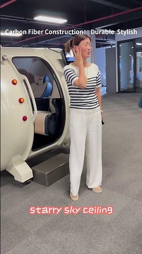 Outdoor Movable Hyperbaric Pod | Carbon Fiber Portable Installation