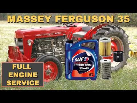 Massey Ferguson 35 Tractor Full engine service FE35 MF35