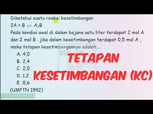 Equilibrium Constant (Kc) - High School Chemistry
