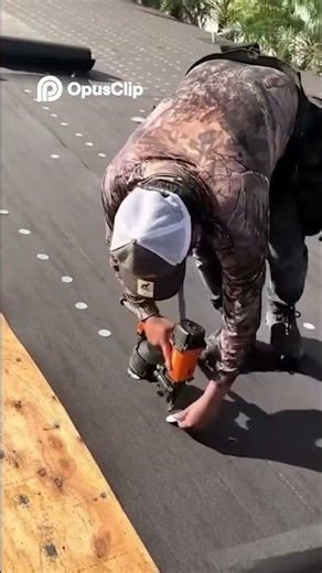 Nail Gun Roof Install Watch This Insane DIY Hack!