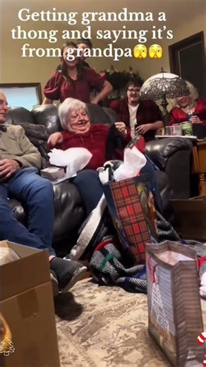 Grandma Was NOT Ready for This Christmas Gift #ChristmasPrank #Grandma #FunnyFamily #ChristmasGift