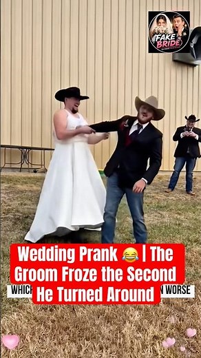 Wedding Prank 😂 | The Groom Froze the Second He Turned Around